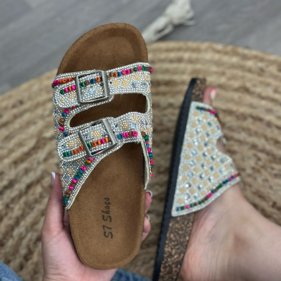 👡 صندل نسائي مرصّع بالأحجار 2025 -9