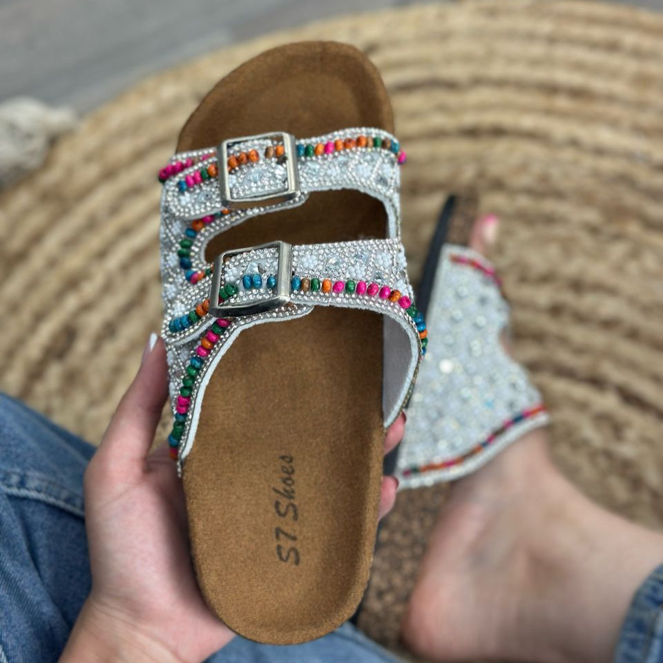 👡 صندل نسائي مرصّع بالأحجار 2025 -9